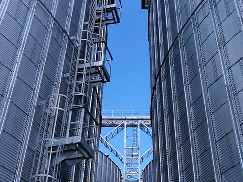 Ladder System & Rest Platforms of flat bottom bin