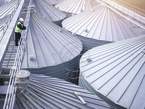 Silo Roof of flat bottom bins (1)