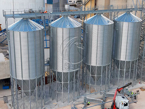 hopper bottom grain silo (2)